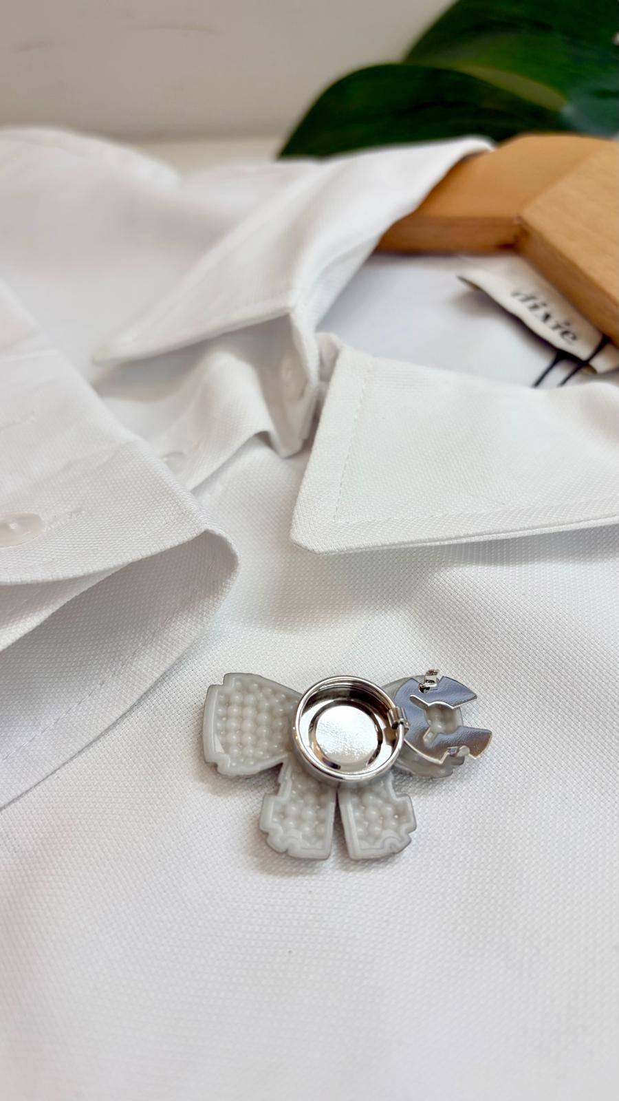 COPRI BOTTONE FIOCCO STRASS