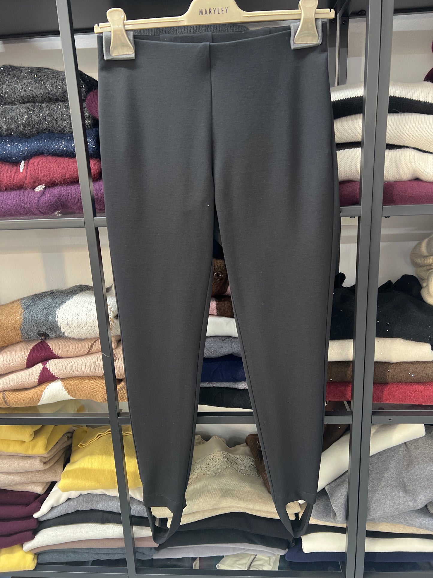 LEGGINS PUNTO MILANO CON GHETTA NERO