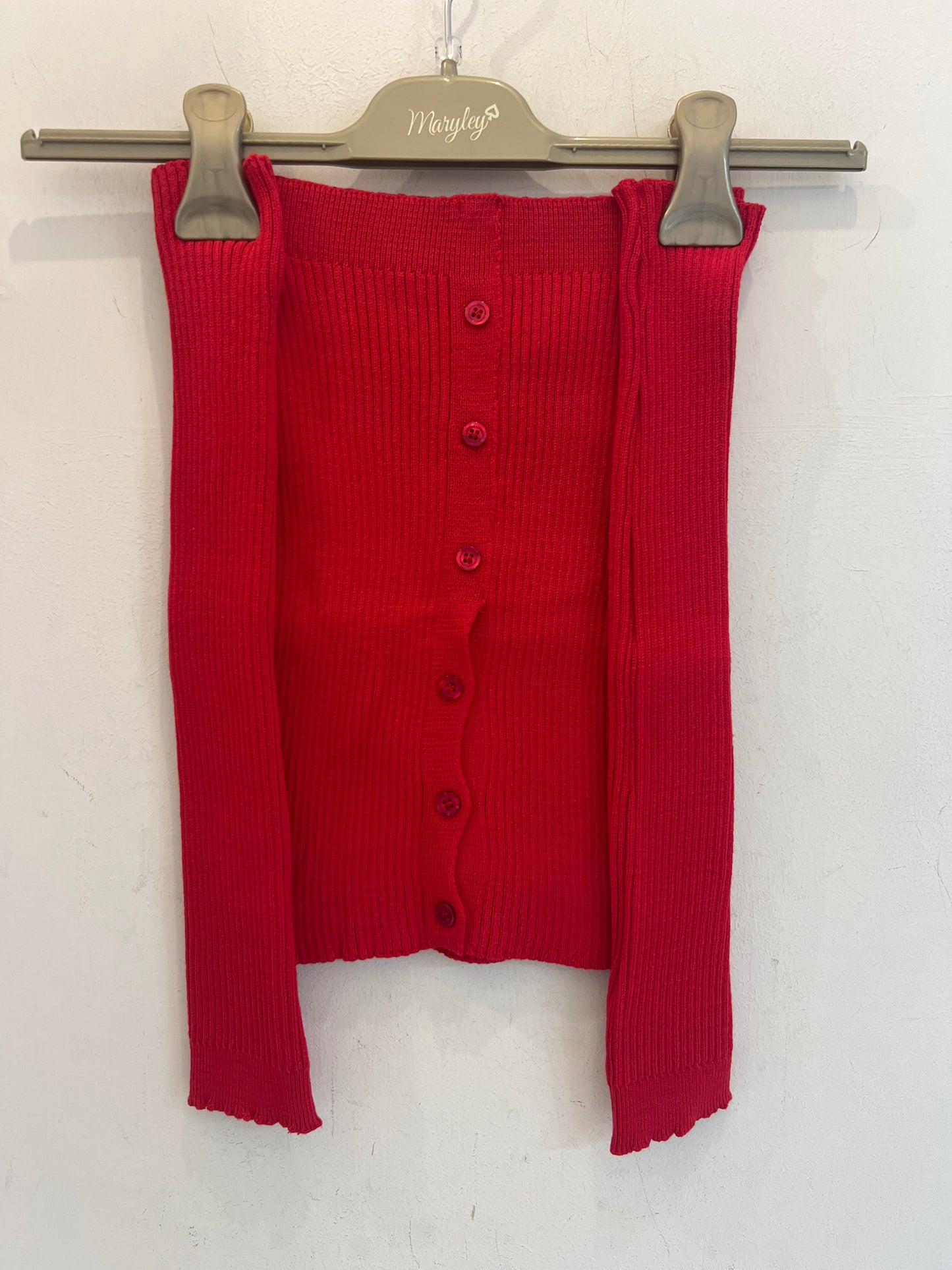 TOP MAGLIA MANICOTTI DIXIE