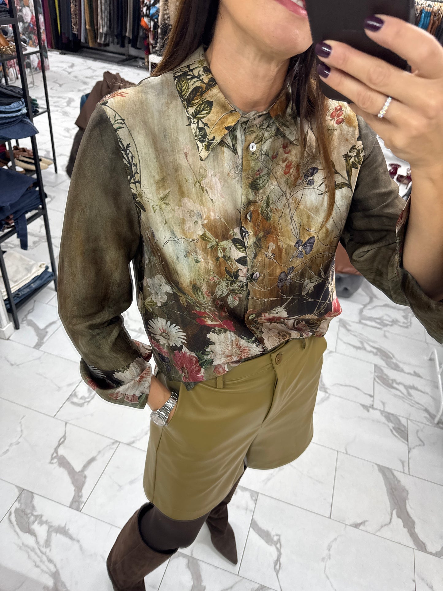 CAMICIA FIORI GUCCI VICOLO