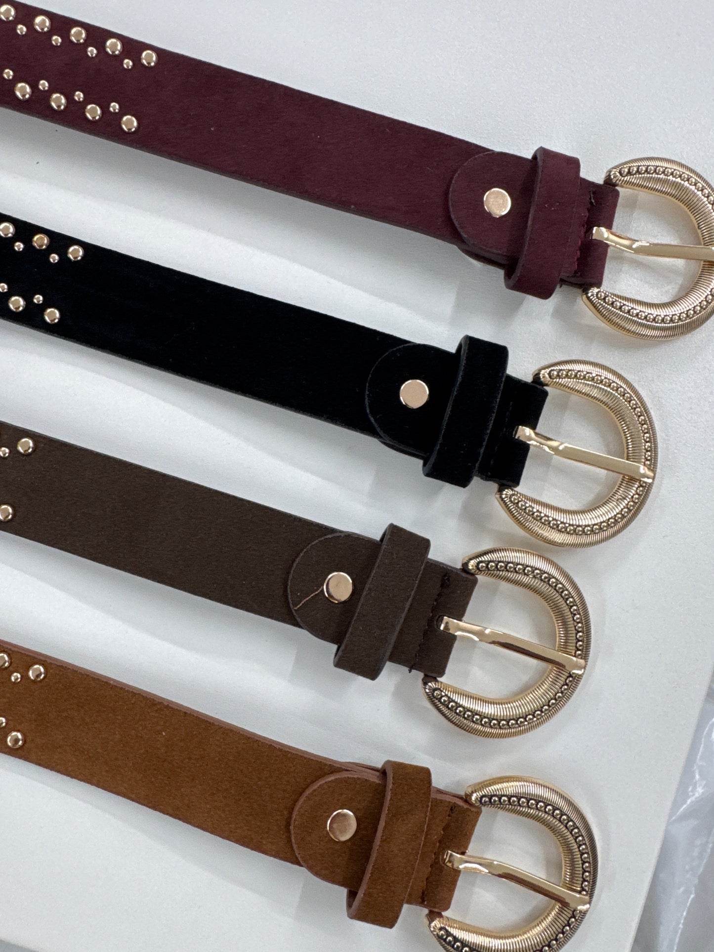 CINTURA BORCHIE ORO