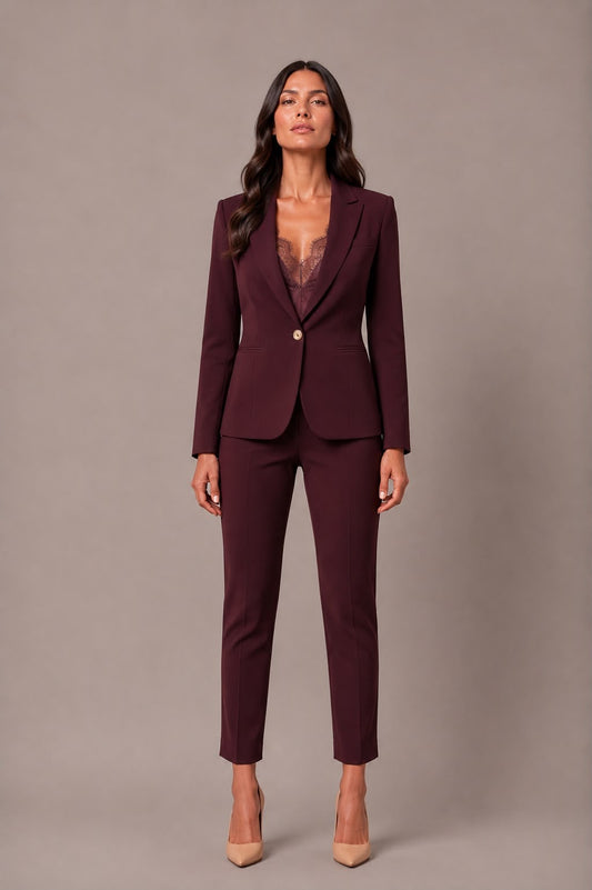 TAILLEUR IRIS BORDEAUX