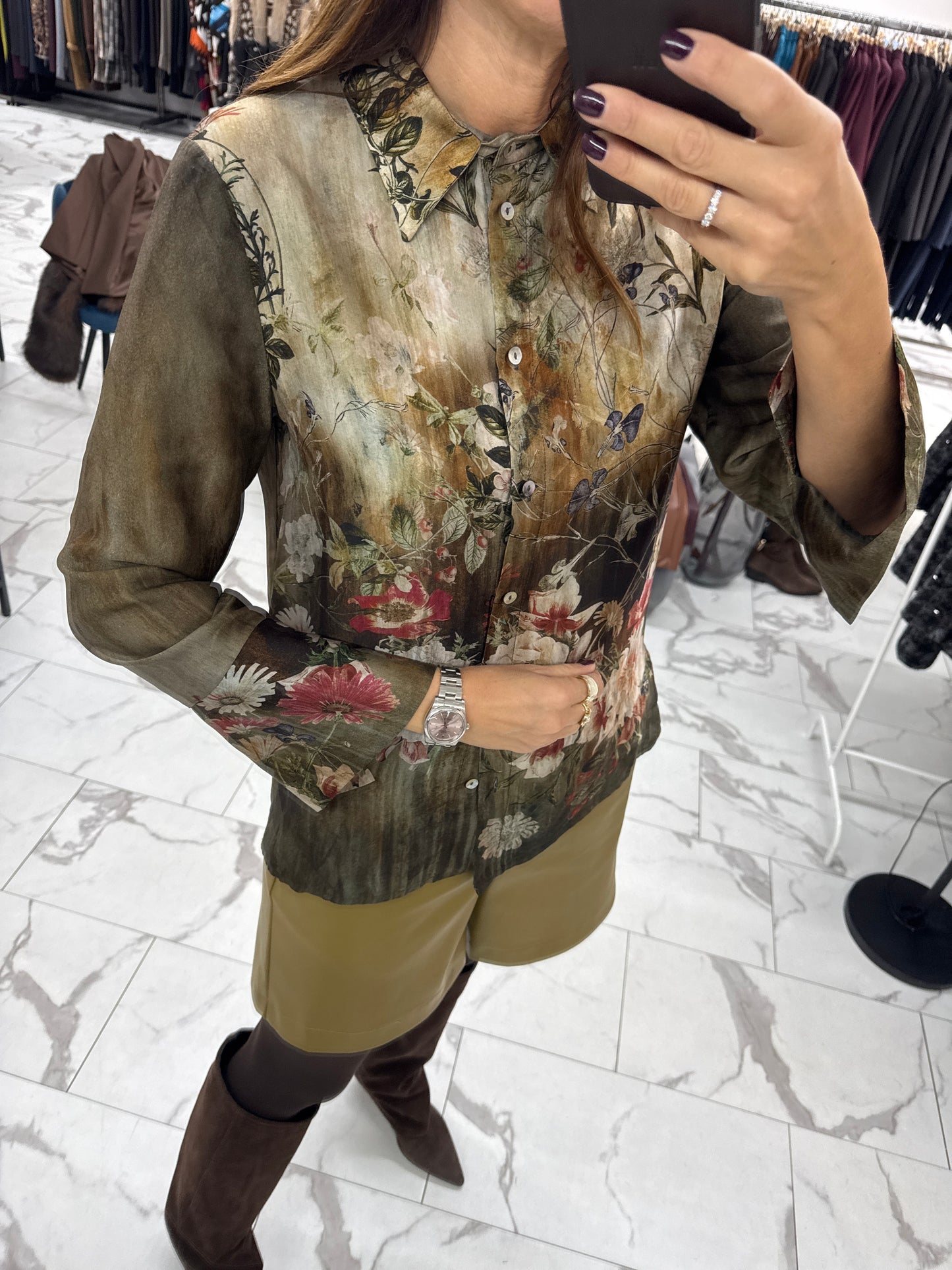 CAMICIA FIORI GUCCI VICOLO