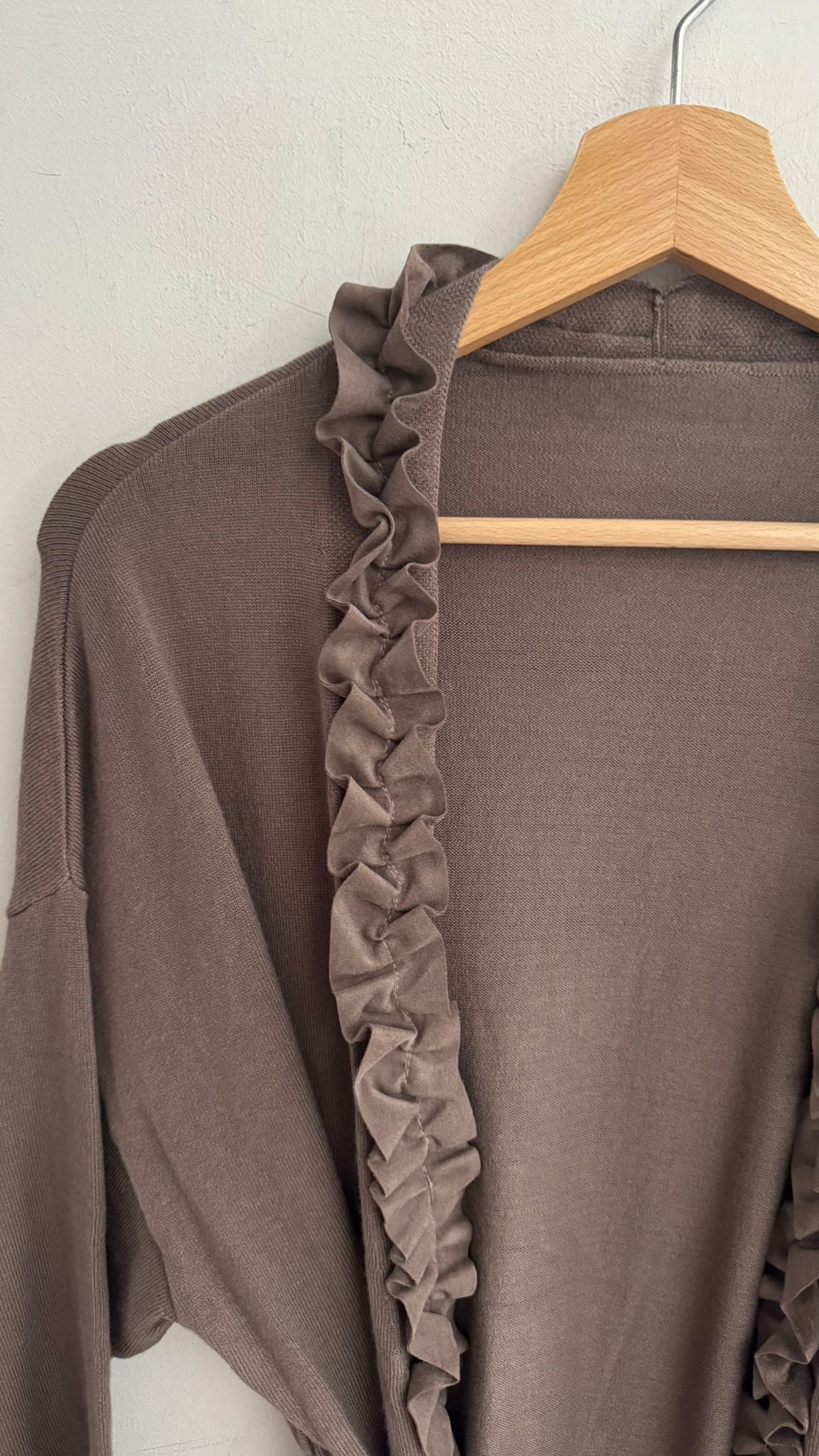 CARDIGAN CON ROUGE nero/cioccolato/caffè/grigio