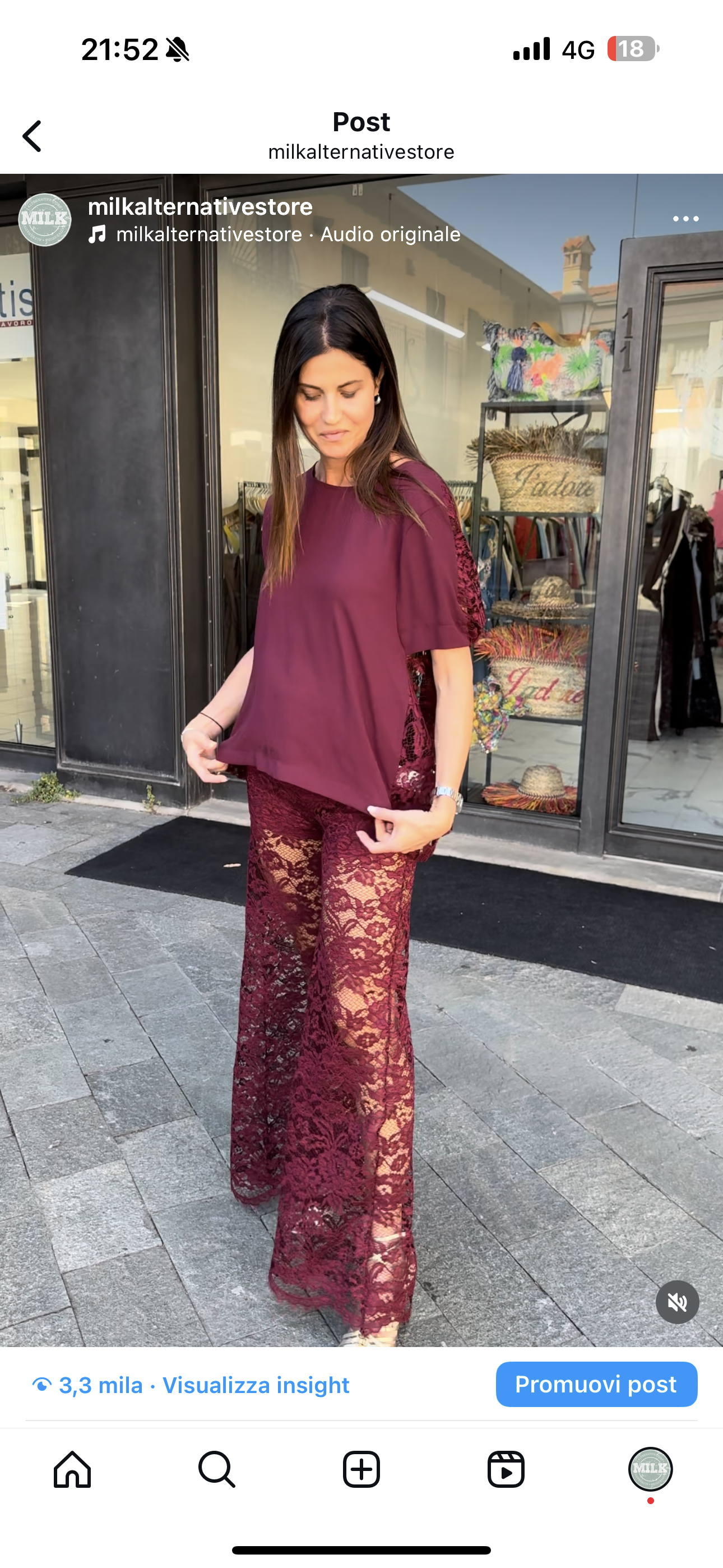 DIXIE COMPLETO BLUSA E PANTALONE BAROLO PIZZO