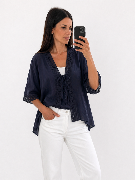 BLUSA CHANTAL BLU