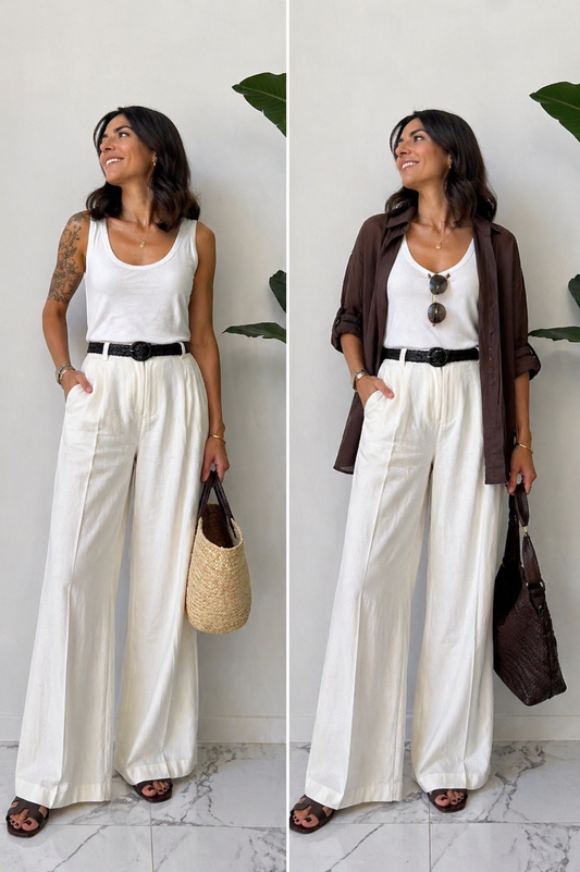CANOTTA COTONE BIANCA