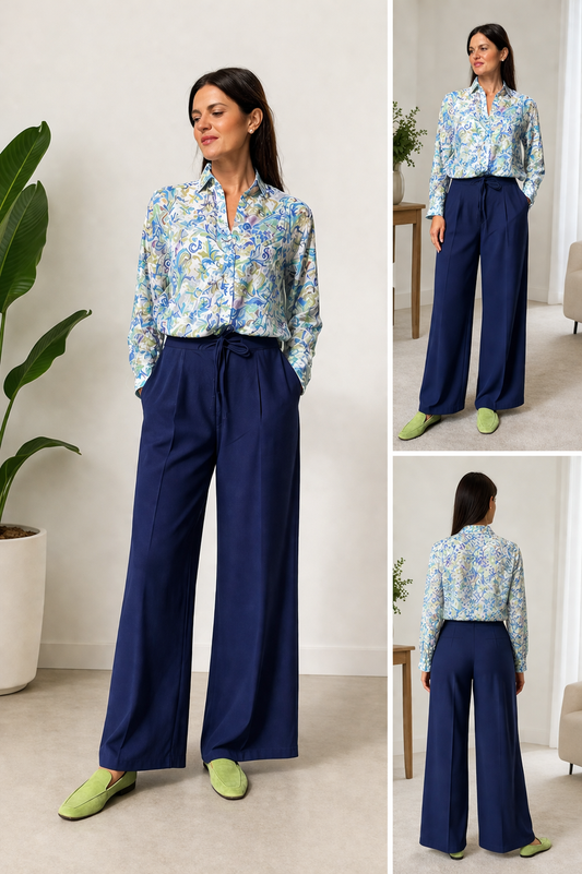 JEANS CHAMBRAY COULISSE