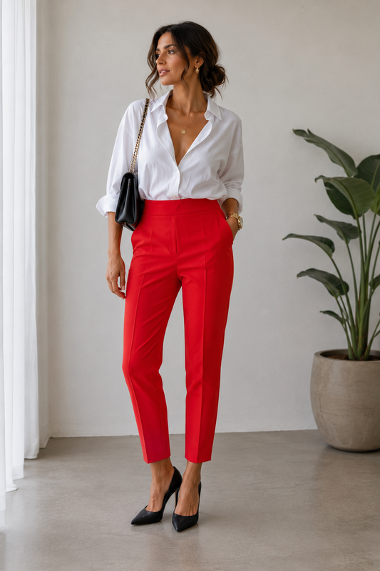 PANTALONE IRIS CORALLO