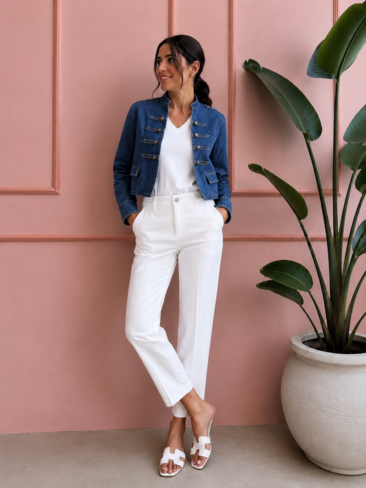 GIACCA DENIM NAPOLEONE