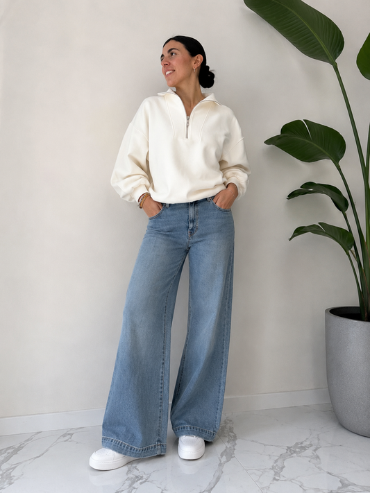 JEANS ATLANTA AZZURRO SLAVATO