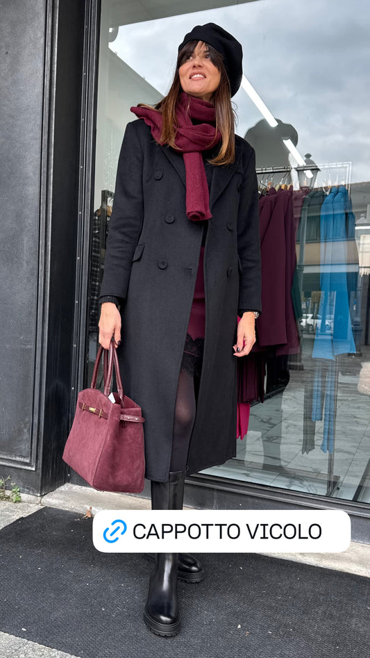 CAPPOTTO DOPPIOPETTO NERO